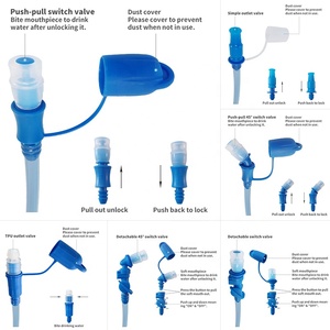 DJ025 TPU Sans BPA, poche à eau pour l'escalade et le cyclisme, 1,5 litre, poche à eau en PEVA, 2L, poche à eau d'hydratation - Product Image 3