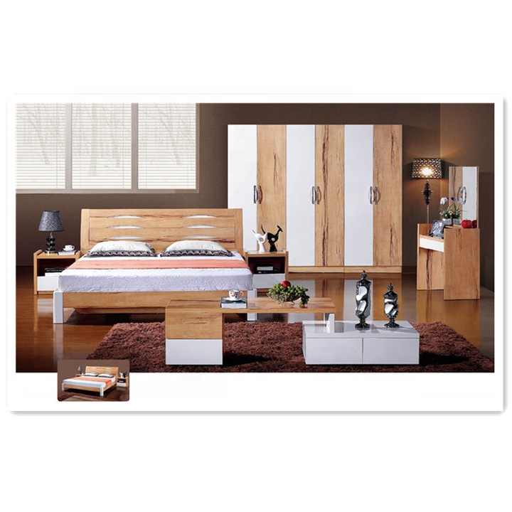 Modern Bedroom Set With King Size Modern Design Luxury Double Beds For ...