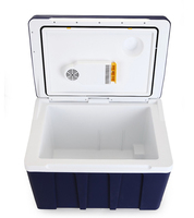 En gros grande capacité 50L portable réfrigérateur AC DC 12v refroidisseur avec roues durable puissant faible bruit électrique refroidisseur