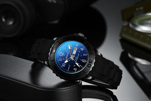 Trendy Großhandel Männer Glow-in-the-Dark Zifferblatt Wasserdicht Schöne Student Wasserdicht Silikon armband Kunststoff Paar Quarzuhr - Product Image 6