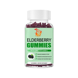 Gomitas Premium de Saúco con Citrato de Zinc y Vitamina C (Sambucus nigra) para el Apoyo Inmunológico y Antioxidante Familiar - Product Image 1