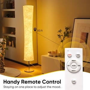 Trang trí nội thất thiết kế đơn giản RGB Dimmable sàn đèn phòng ngủ hiện đại lụa vải sàn đèn - Product Image 2