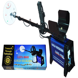 Détecteur de métaux portatif original GDX8000 DD Coil, certifié ROHS, modèle plus récent que le <span class=keywords><strong>GFX7000</strong></span>, meilleur détecteur d'or, noir/bleu - Product Image 1