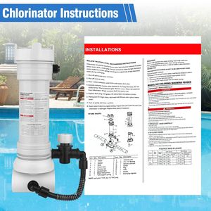 Clorador automático Wansheng 320 con manguera y accesorios para el tratamiento del agua de piscinas - Product Image 4