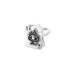Anillo de Corazón Rojo para Mujer, Anillo de Cóctel con Engaste Pavé, Circonita Cúbica Creada en Laboratorio, Joyería de Moda para Fiesta - Product Image 4