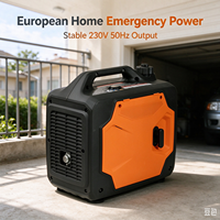 Générateur à onduleur 230V 50Hz 1.8kW 2.0kW pour maisons et appartements européens, alimentation de secours silencieuse pendant les pannes de courant