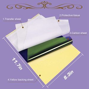 <b>A4</b> Tattoo Transfer <b>Paper</b> 100 Sheets 4 Layer Fast Thermal Copier Stencil <b>Printer</b> <b>Paper</b> for Tattoo Machine - Product Image 6