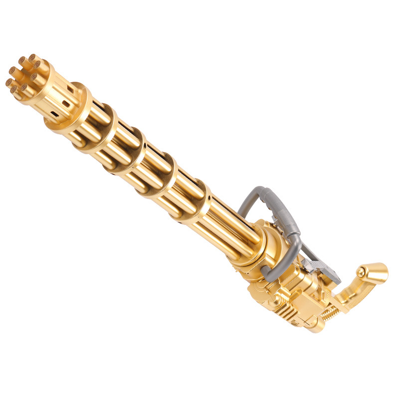 Новинка 2021 г., USB-зарядка, удлиненный 70 см, золотой, черный, гэтлинговый пузырчатый пистолет с кронштейном, для детей и взрослых, пузырчатая машина Гатлинга