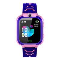Montre connectée pour enfants Q12 avec carte SIM, étanche IP67, caméra SOS, montre téléphone GPS tracker pour enfants