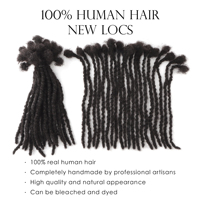 Nouvel Arrivage Extensions de Cheveux Naturels Dreadlocks 100% Cheveux Humains Fournisseur