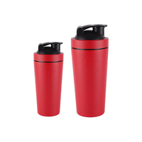 Yauchy — bouteille de Shaker isolé de 750ml, grande capacité, bouteille d'eau en acier inoxydable de 25oz, Shaker pour protéines