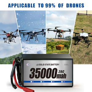 고에너지 밀도 반고체 배터리 6S 14S 35000mAh 농업용 드론 장거리 고속 충전 UAV 전원 공급 팩 - Product Image 3