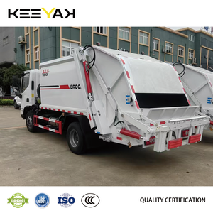 Nouveau camion compacteur de déchets Foron 6cbm, 6000 litres, moteur Cummins 4*2, camion à ordures chinois pour le nettoyage des ordures urbaines - Product Image 5