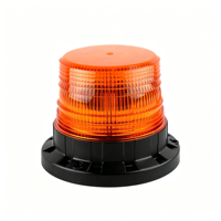 Luz Estroboscópica LED de 24W, Luz de Advertencia con Montaje Magnético, Carcasa de PC, Luz Intermitente Roja, Ámbar, Azul, Verde, Alerta de Emergencia para Vehículos