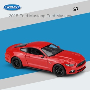 Welly <span class=keywords><strong>1</strong></span>:24 2015 F Ord M Ustang <span class=keywords><strong>GT</strong></span> Super Car Metal coleccionable simulación Die Cast Car aleación coche modelo juguete para niños adultos - Product Image 6