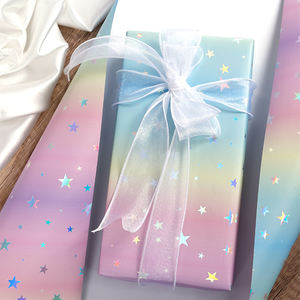 Papel de regalo al por mayor de fábrica 43*300 cm papel de regalo de cumpleaños embalaje - Product Image 6