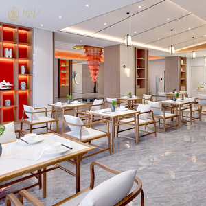 Sillas y Mesas de Hotel de Lujo para <span class=keywords><strong>Restaurante</strong></span>, Venta de Muebles Comerciales Usados para <span class=keywords><strong>Restaurante</strong></span> <span class=keywords><strong>Chino</strong></span>, Mesa Cuadrada de Mármol - Product Image 2