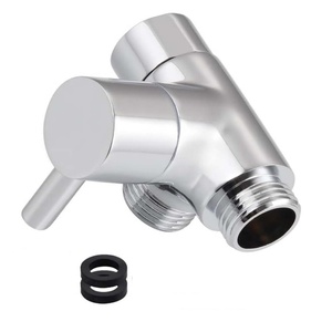 Válvula Divisora de Ducha de 2 Vías G1/2 de Latón Sólido para Ducha de Mano y Cabezal Fijo, Desviador Universal para Baño - Product Image 1