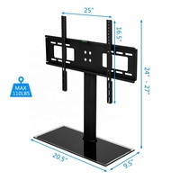 Support de télévision ZENO Z500M pour téléviseur LCD LED de 65 pouces, support de table VESA 600x400