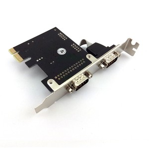 PCIe 2 Serial Port 9pin Expansion <strong>Card</strong> Adapter Converter <strong>PCI</strong> Express Com Db9 Rs232 Computer Accessories Two Serial Port - Product Image 4