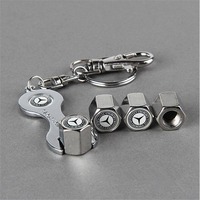 Tapas de Válvula de Neumático Antirrobo de Seguridad para Coche, Cubiertas Metálicas Antipérdida para Válvulas de Rueda, Accesorios para Neumáticos de Automóvil, Logotipo Personalizado, Venta al por Mayor