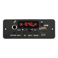 Lecteur MP3 DC 5V, amplificateur 2*5W, carte décodeur MP3 Bluetooth, lecteur de musique de voiture, radio FM, module d'enregistrement d'appels mains libres, prise en charge du micro