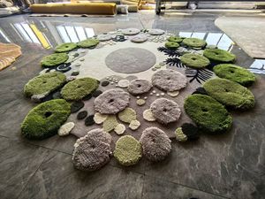 Tappeto di Lusso Fatto a Mano in Lana Neozelandese con Design Floreale 3D in Rilievo, Morbido e Spesso, <span class=keywords><strong>per</strong></span> Soggiorno e Decorazione Casa - Product Image 2