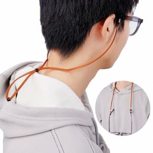 Chaîne de lunettes de lecture unisexe tendance 2025 de haute qualité, cordon de maintien en cuir antidérapant pour lunettes de soleil - Product Image 2