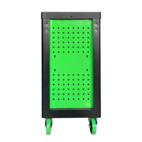Armoire à outils avec 7 tiroirs et 1 grand tiroir latéral, armoire vide, chariot à outils