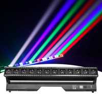 Barre LED mobile d'intérieur Rattlesnake Dotline avec éclairage auxiliaire 500W 12x40W RGBW DMX Auto Sound Master Slave pour parc à thème