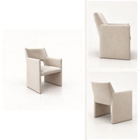 Fauteuil d'appoint moderne en tissu rembourré, siège unique, pour salon, coin lecture, hôtel
