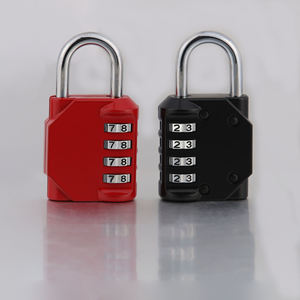 جودة عالية شعار مخصص 4 أرقام رمز سبائك الزنك قابل لإعادة الضبط مجموعة قفل عالية الأمان يضم وظيفة إعادة تعيين كلمة المرور - Product Image 2