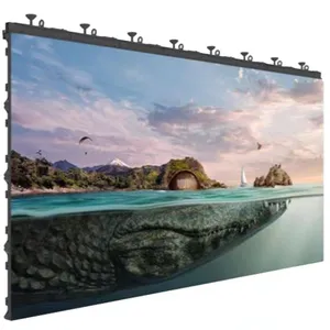 500x500mm 실내 야외 거대한 무대 배경 Led 비디오 벽 P2.6 P2.9 P3.91 P4.81 원활한 접합 임대 LED 디스플레이 화면