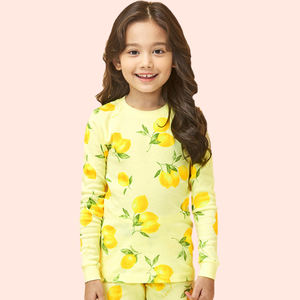 Pyjamas pour enfants, vêtements de nuit mignons et colorés à col rond, pyjamas pour enfants - Product Image 1