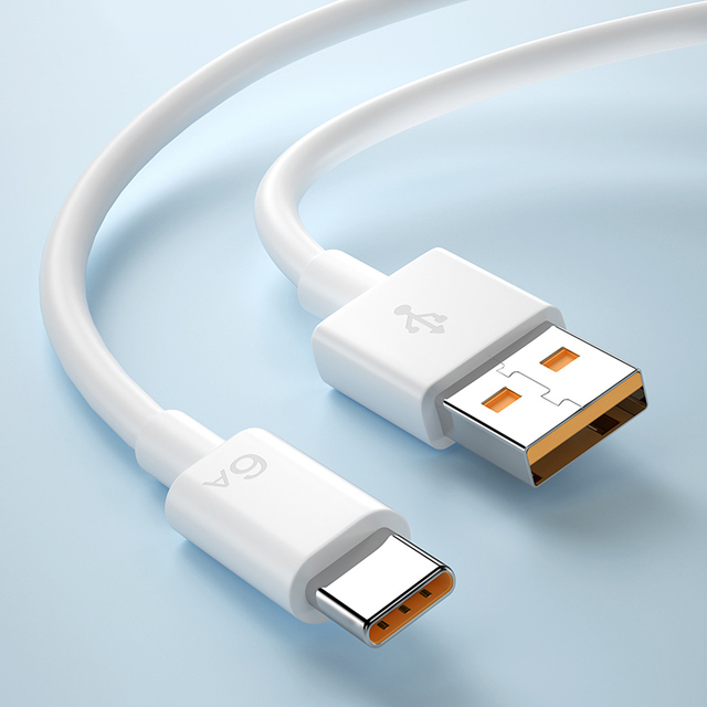 6A Usb Type-c Cable Super Quick Charge Usb-c Fast Charging Mobile Phone Data Cable Charger