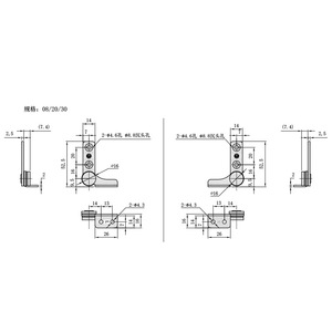 Stainless Steel Damping Hinge B-HGTB-C Soft Closing Surface Mount Furniture Hinge Industrial Design - Product Image 4