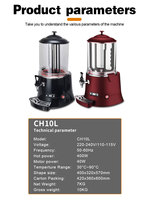 Distributeur de chocolat chaud 5 litres/10 litres, machine à distribuer du chocolat
