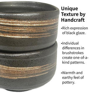 Accesorios para Té al por Mayor, Tazones de Cerámica Matcha Hechos a Mano con Diseño Rústico Moderno Auténtico de Yamaki Kiln, Vajilla Mino - Product Image 4