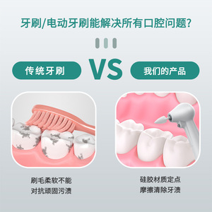 Limpiador Dental Eléctrico Plateado Recargable, Resistente al Agua IPX7, Carga Tipo C, Para Eliminar Manchas Persistentes y Placa - Product Image 3