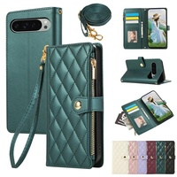 Étui portefeuille de luxe en cuir antichoc avec porte-cartes pour Google Pixel 11, 11 Pro, 10 Pro, 10 Pro XL, 9, 9 Pro, 10A, 9A, 8A, 7A, 6