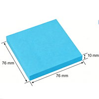 Bloc-notes autocollants personnalisés avec logo, 3x3 pouces, 6 couleurs, vente en gros d'usine, bloc-notes adhésifs néon