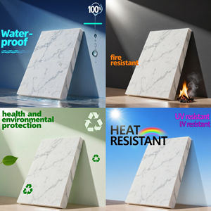 Îlot de cuisine rectangulaire moderne avec plateau en pierre de quartz artificielle, blanc, écologique, durable, poli, pour maison/chambre/hôtel - Product Image 4