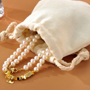 Manufacture High End Brush Jewelry Gift <b>Bags</b> Pouch Fashion Drawstrings <b>Dust</b> Cotton Lien <b>Bag</b> Pouch <b>Bag</b> - Product Image 6