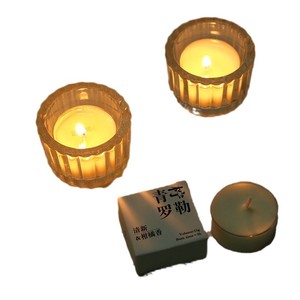 Scented Mini <strong>Candle</strong> Holder With Replacement Wick Non Smoking Soy Wax Small Tea <strong>Candle</strong> Wholesale Available - Product Image 6