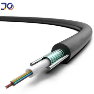 8 12 24 Core Loose Tube Armored Aerial Outdoor Fiber Optic GYXTW Cable