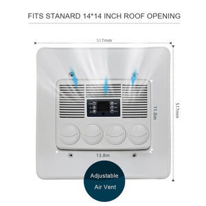 <span class=keywords><strong>Precio</strong></span> al por mayor de refrigeración rápida de <span class=keywords><strong>pequeña</strong></span> potencia RV caravana montado en la parte superior de la azotea de 12 voltios aire acondicionado de estacionamiento - Product Image 2