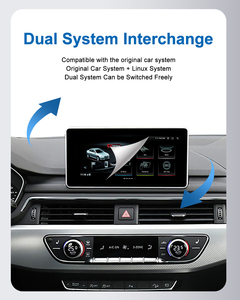 10.25 ''apple xe chơi giao diện đa phương tiện màn hình Android cho Audi A4 2017-2021dvd Xe Máy nghe nhạc - Product Image 2