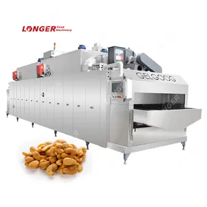 Gas Full Automatic Processing Cashew Nut Kernels Roasting Machine Oven for Cashew Nut