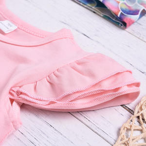 Venta al por Mayor de Conjuntos de Ropa para Niños, Estilo Nuevo, Camisetas y Pantalones Ajustados para Bebés y Niñas - Product Image 6