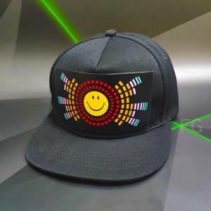 Cổ Phiếu Thiết Kế Khác Nhau El Light Up Âm Thanh Phát Sáng Kích Hoạt Nhấp Nháy Đảng Cap Với Led Light - Product Image 2